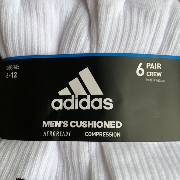 2packs-6pairssocks set Adidas Men’s Cushioned Crew - Picture 8 of 10